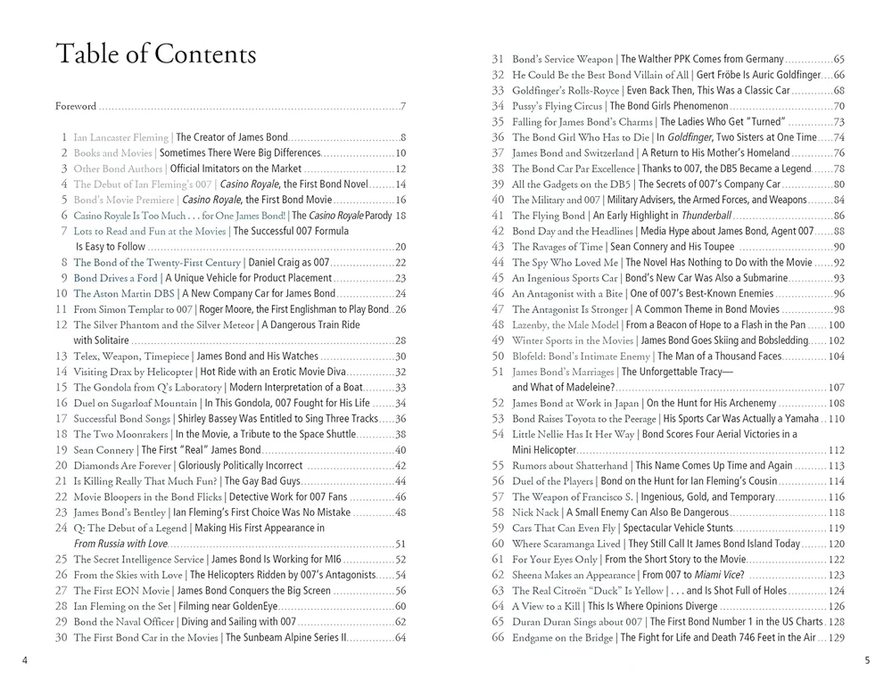 101 THINGS YOU SHOULD KNOW ABOUT JAMES BOND 007 - Image 6