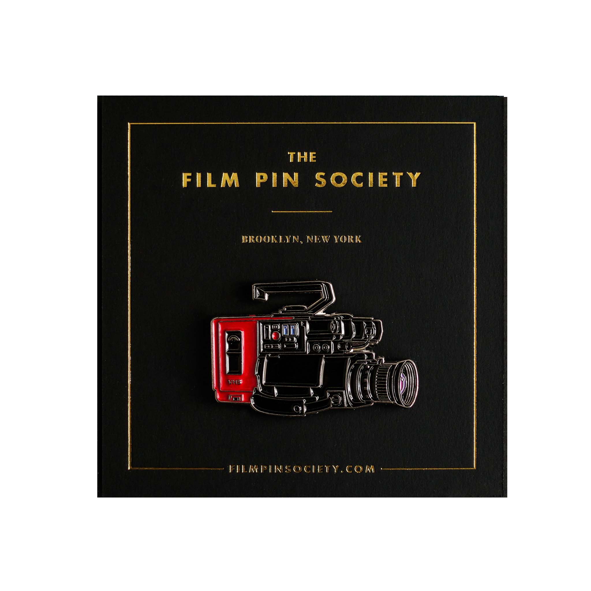 80S VHS CAMERA ENAMEL PIN - Image 3