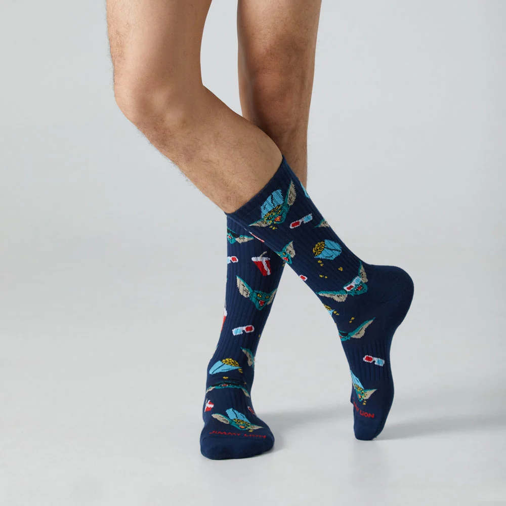 ATHLETIC STRIPE POPCORN SOCKS - Image 3