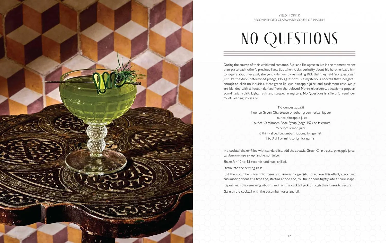 CASABLANCA COCKTAILS: WE'LL ALWAYS HAVE APERITIFS - Image 5