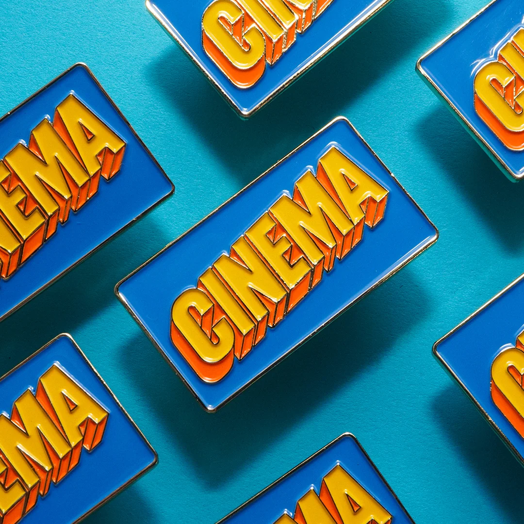 CINEMA ENAMEL PIN - Image 2