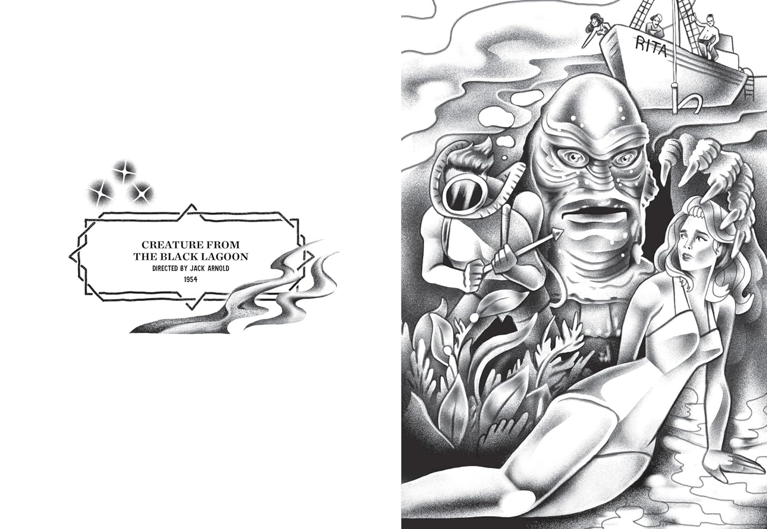 CLASSIC HORROR MOVIES COLORING BOOK - Image 2