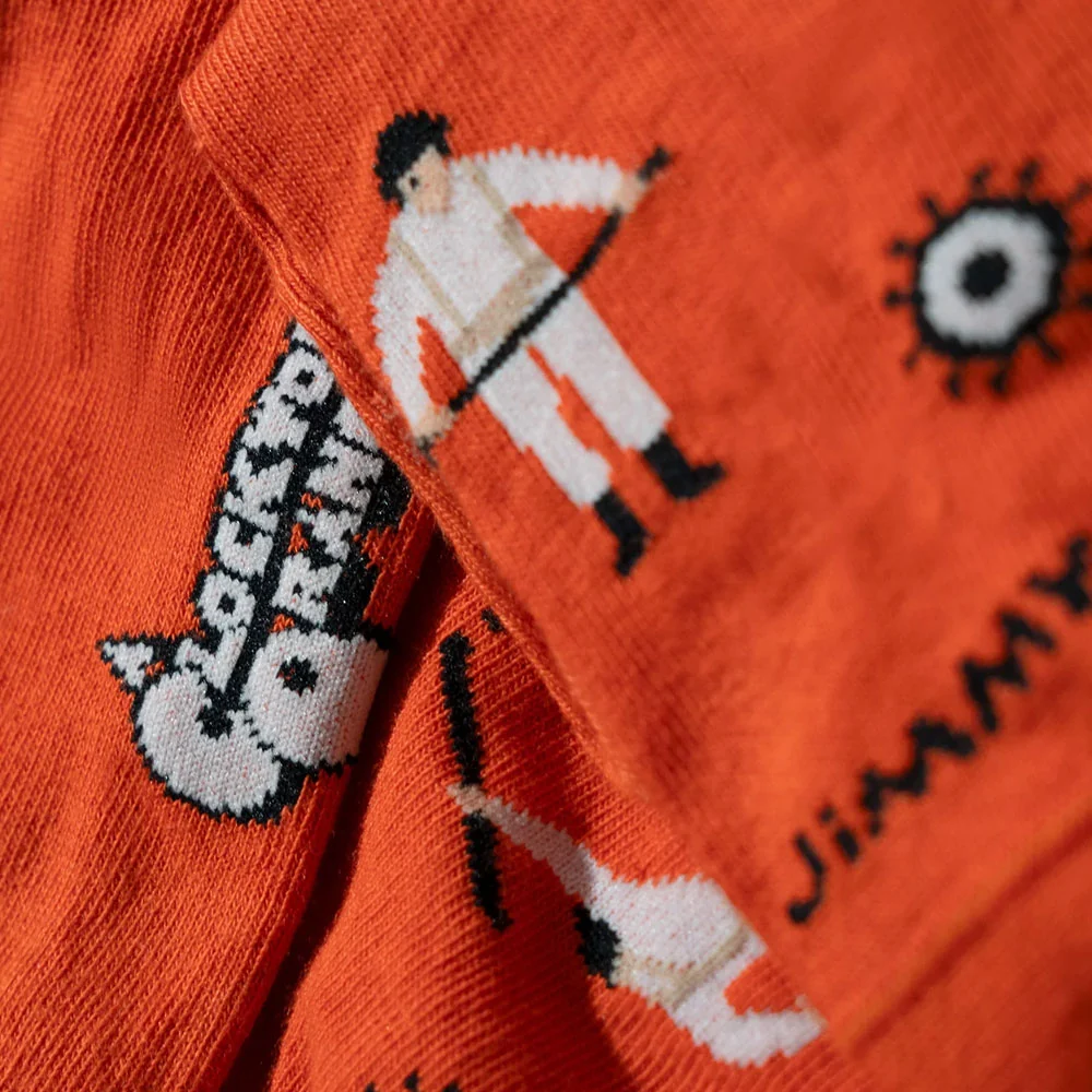 CLOCKWORK ORANGE PATTERN SOCKS - Image 4