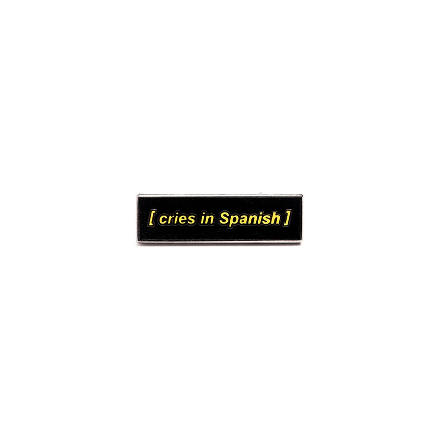 CRIES IN SPANISH PIN - CLOSED CAPTIONS - Image 2