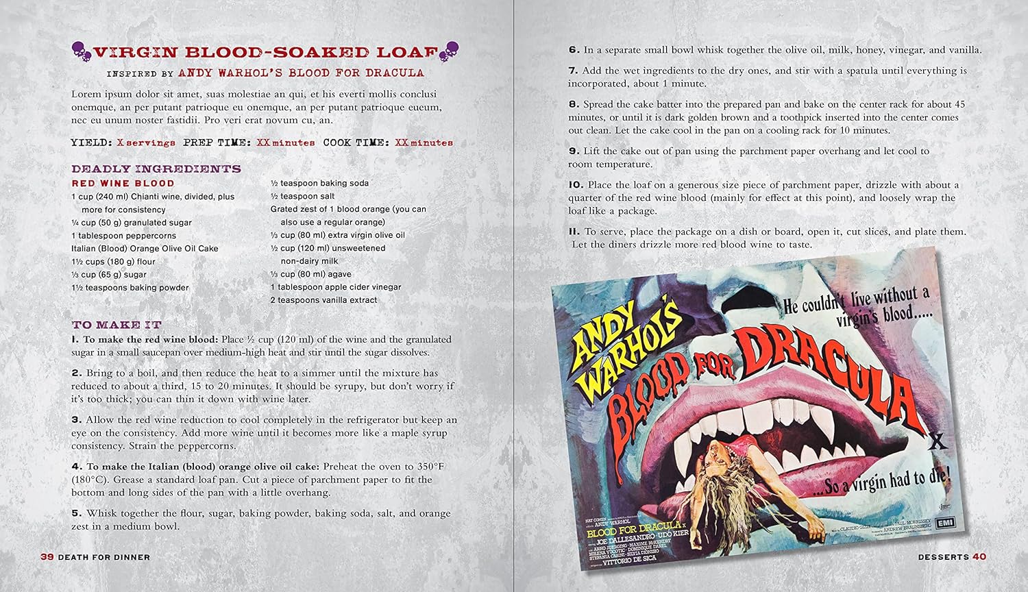 DEATH FOR DINNER COOKBOOK - Image 18