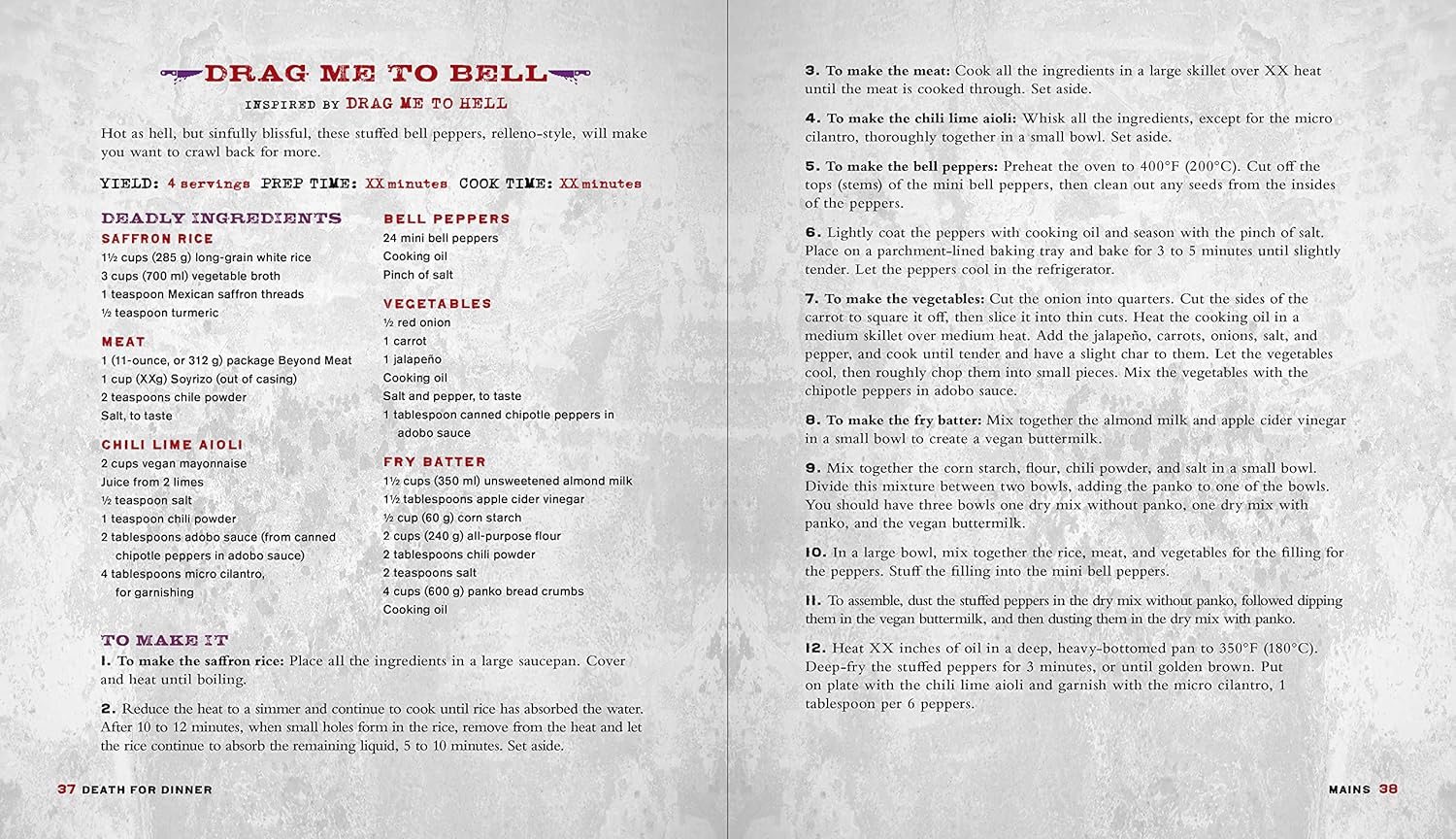 DEATH FOR DINNER COOKBOOK - Image 19