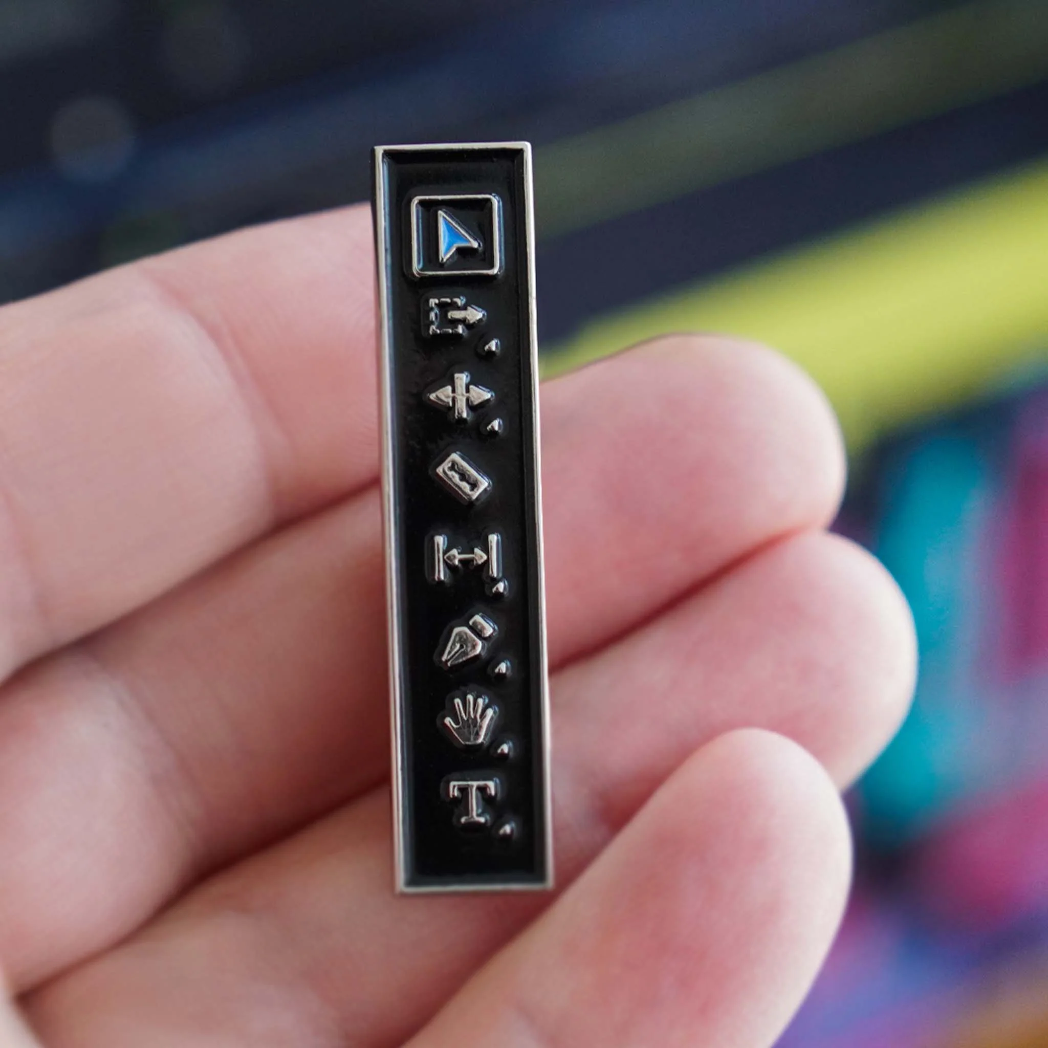 EDITORS TOOLBAR ENAMEL PIN - Image 4