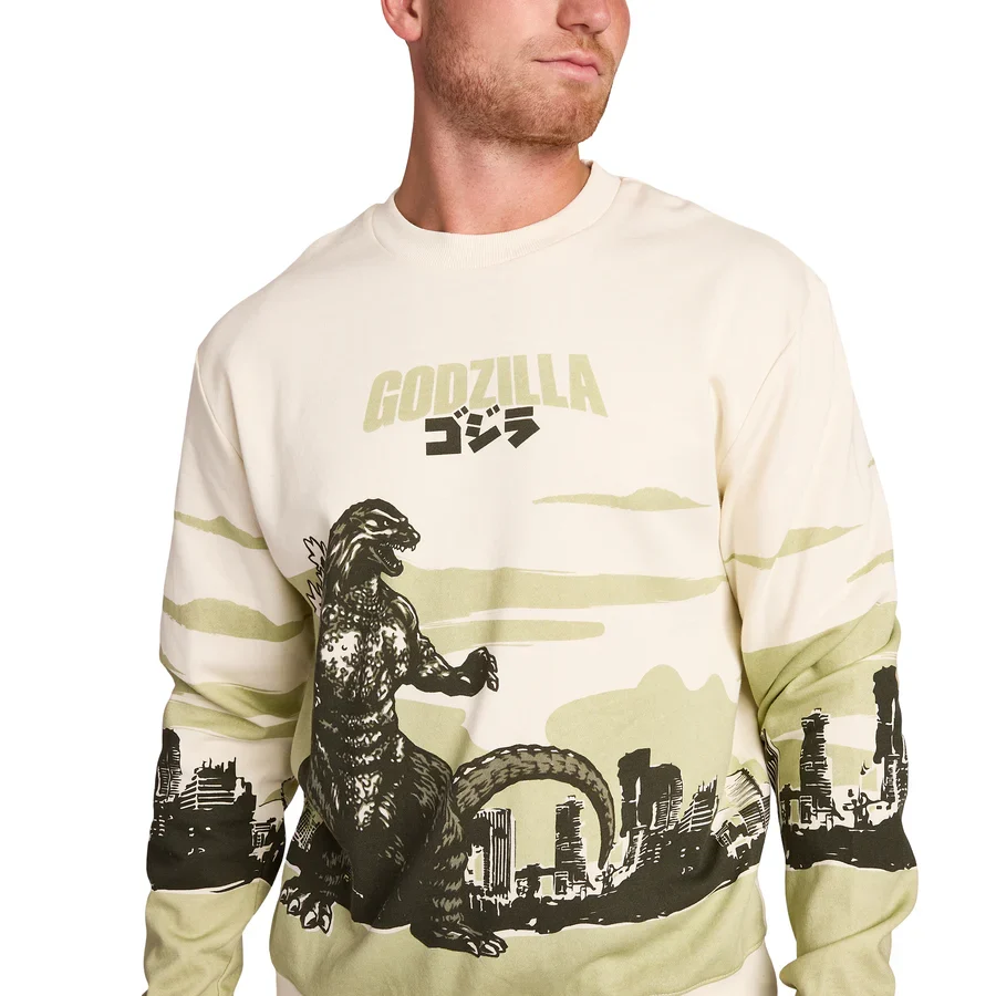 Godzilla Cityscape Crewneck Sweatshirt - Image 3