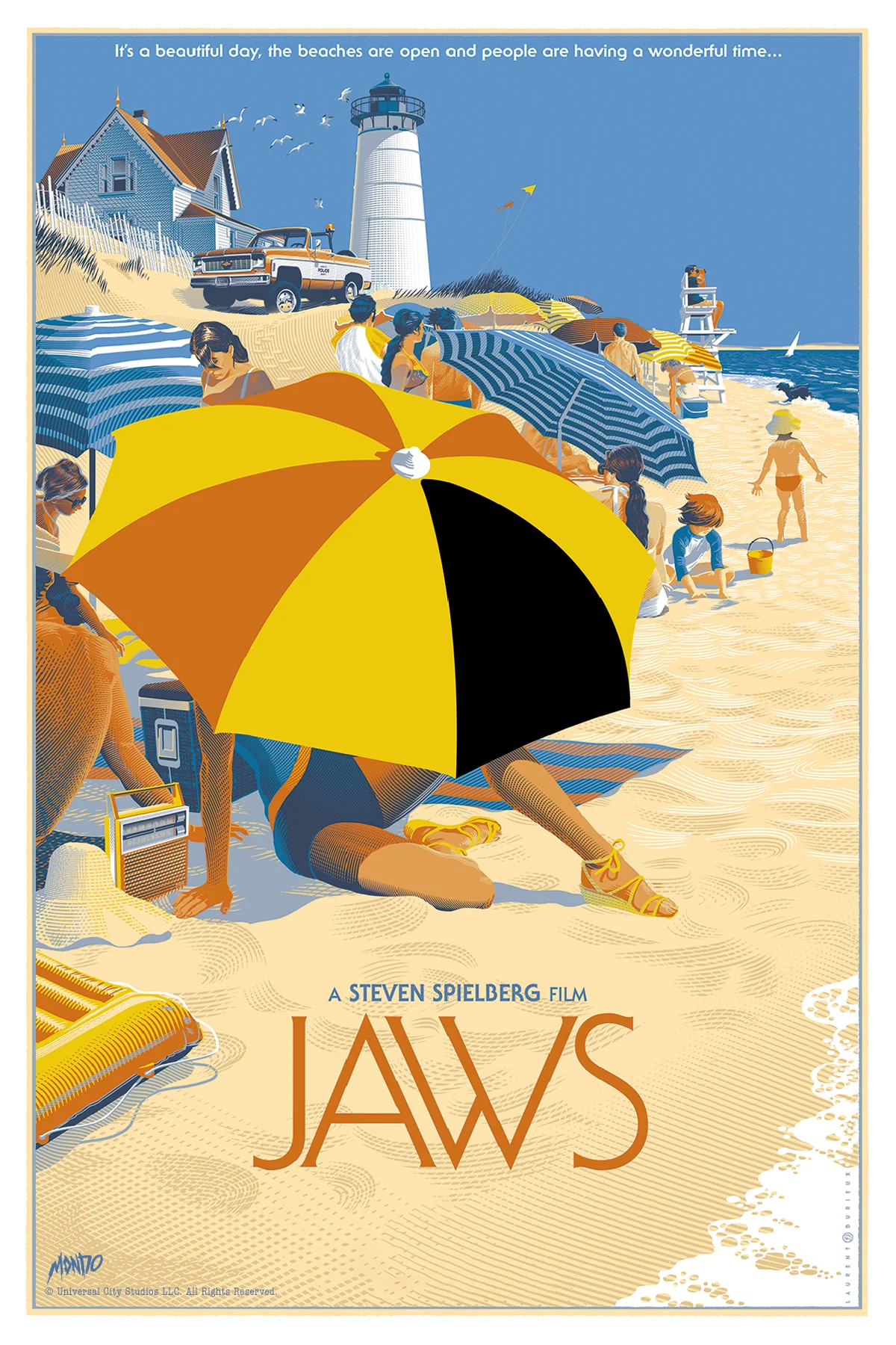JAWS by Laurent Durieux Postcard