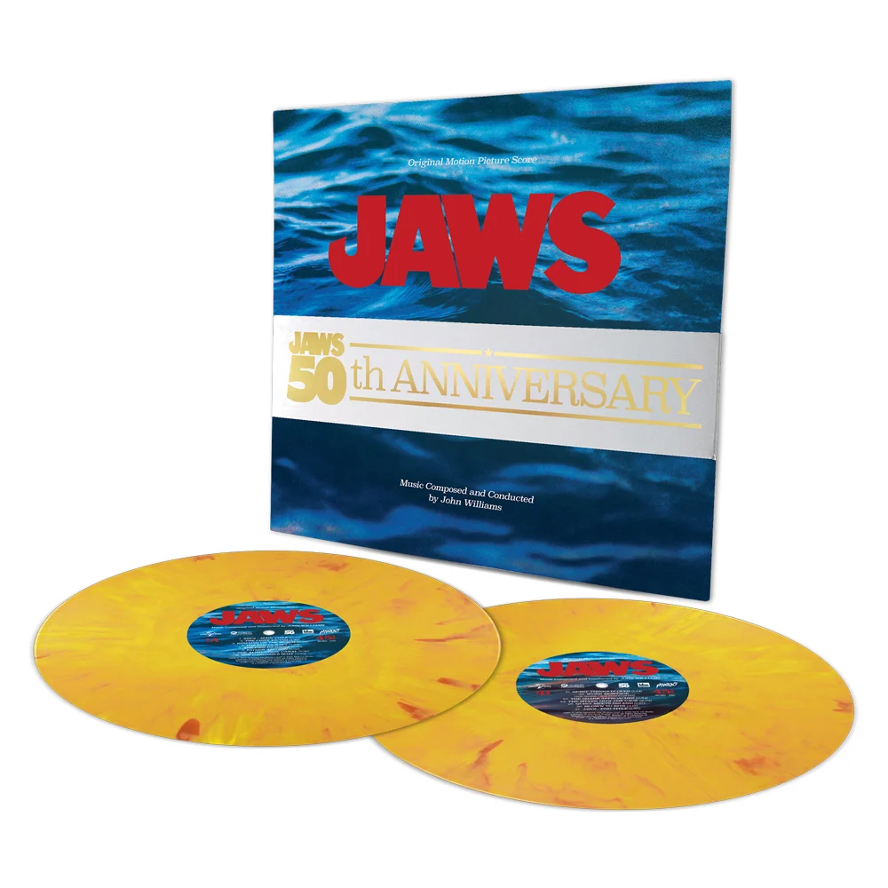 JAWS Original Motion Picture Soundtrack 2LP Double Barrels Variant - Image 4