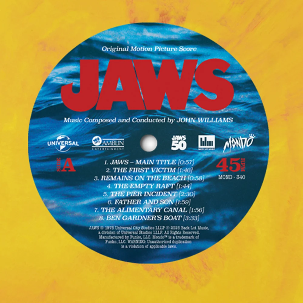 JAWS Original Motion Picture Soundtrack 2LP Double Barrels Variant - Image 8