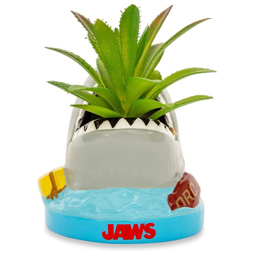 JAWS SHARK ATTACK MINI CERAMIC PLANTER