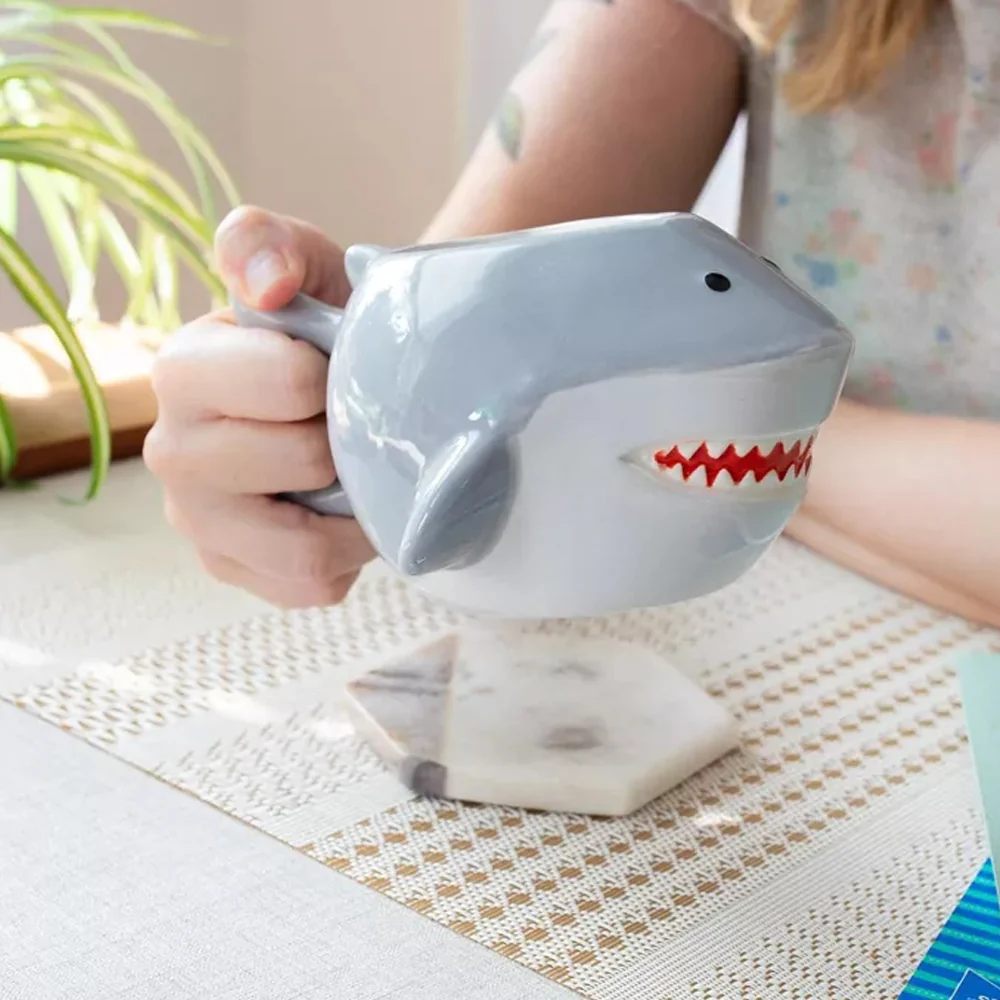 JAWS Shark Ceramic 3D Sculpted Mug - Image 5