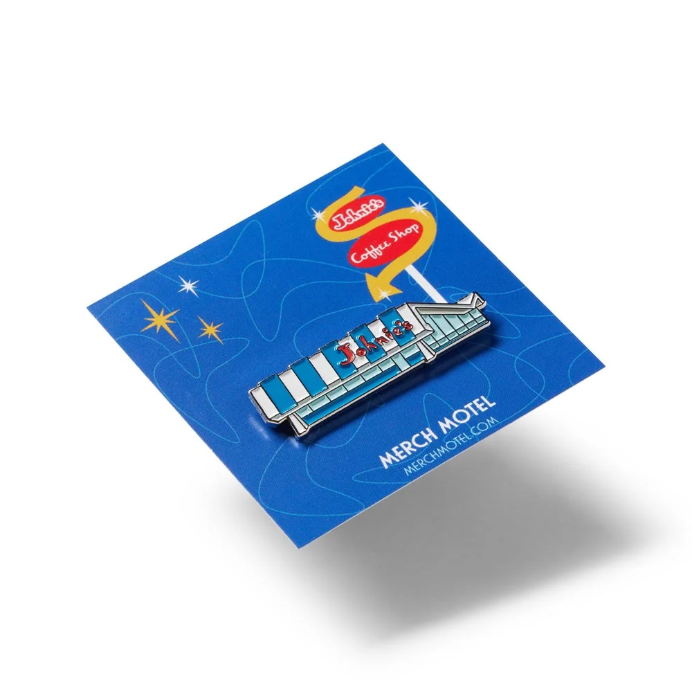JOHNIE'S COFFEE SHOP ENAMEL PIN - Image 4