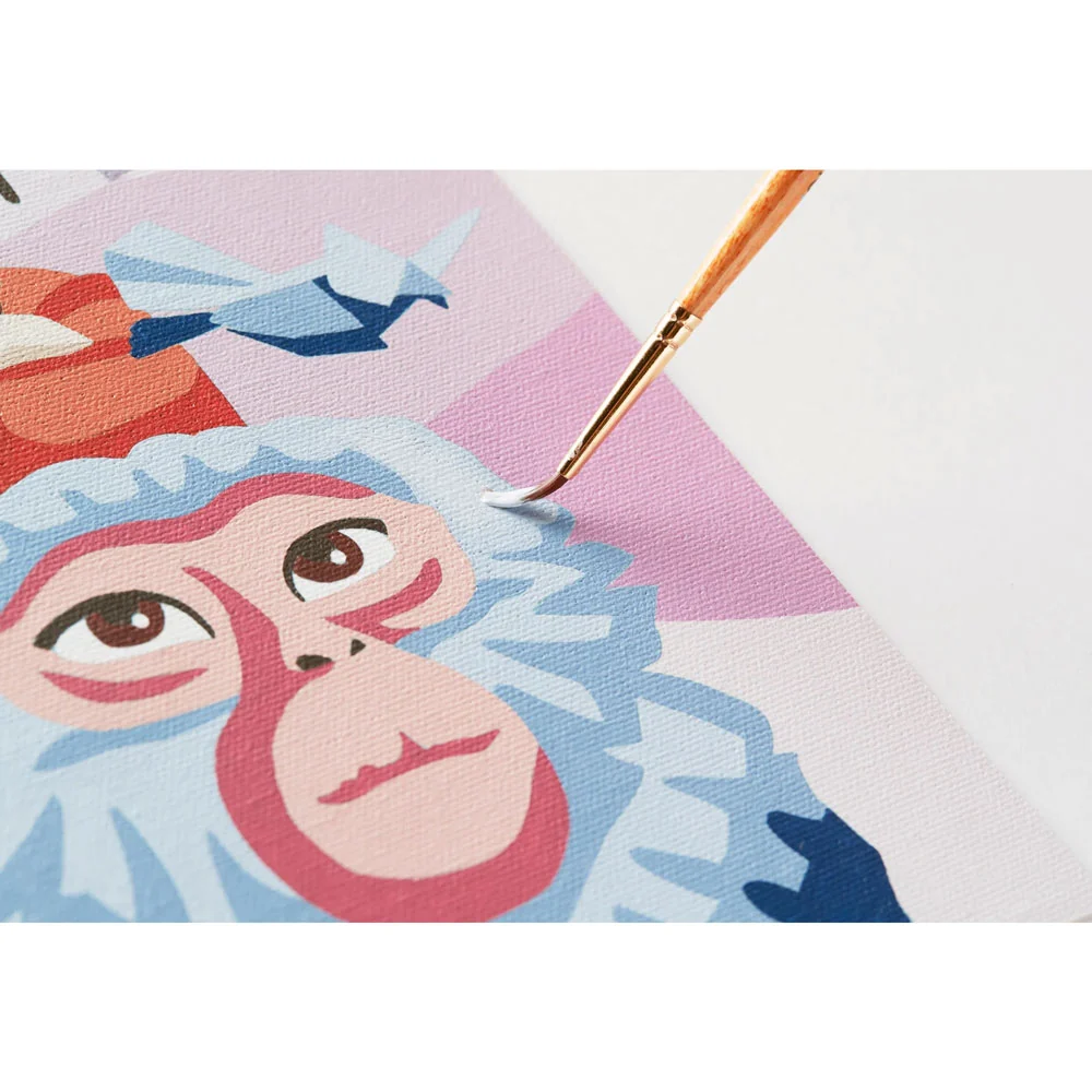 KUBO WINTER SCENE PAINT-BY-NUMBER KIT - Image 3
