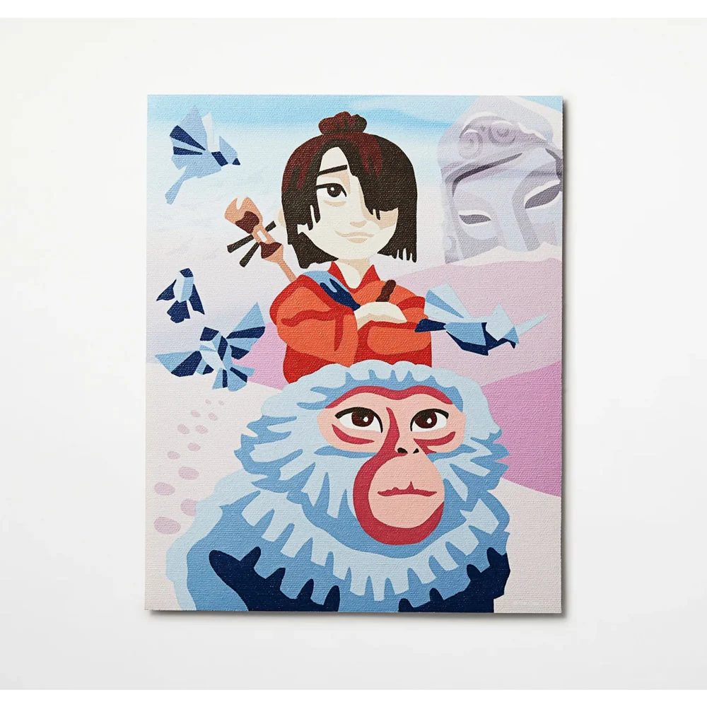 KUBO WINTER SCENE PAINT-BY-NUMBER KIT - Image 4