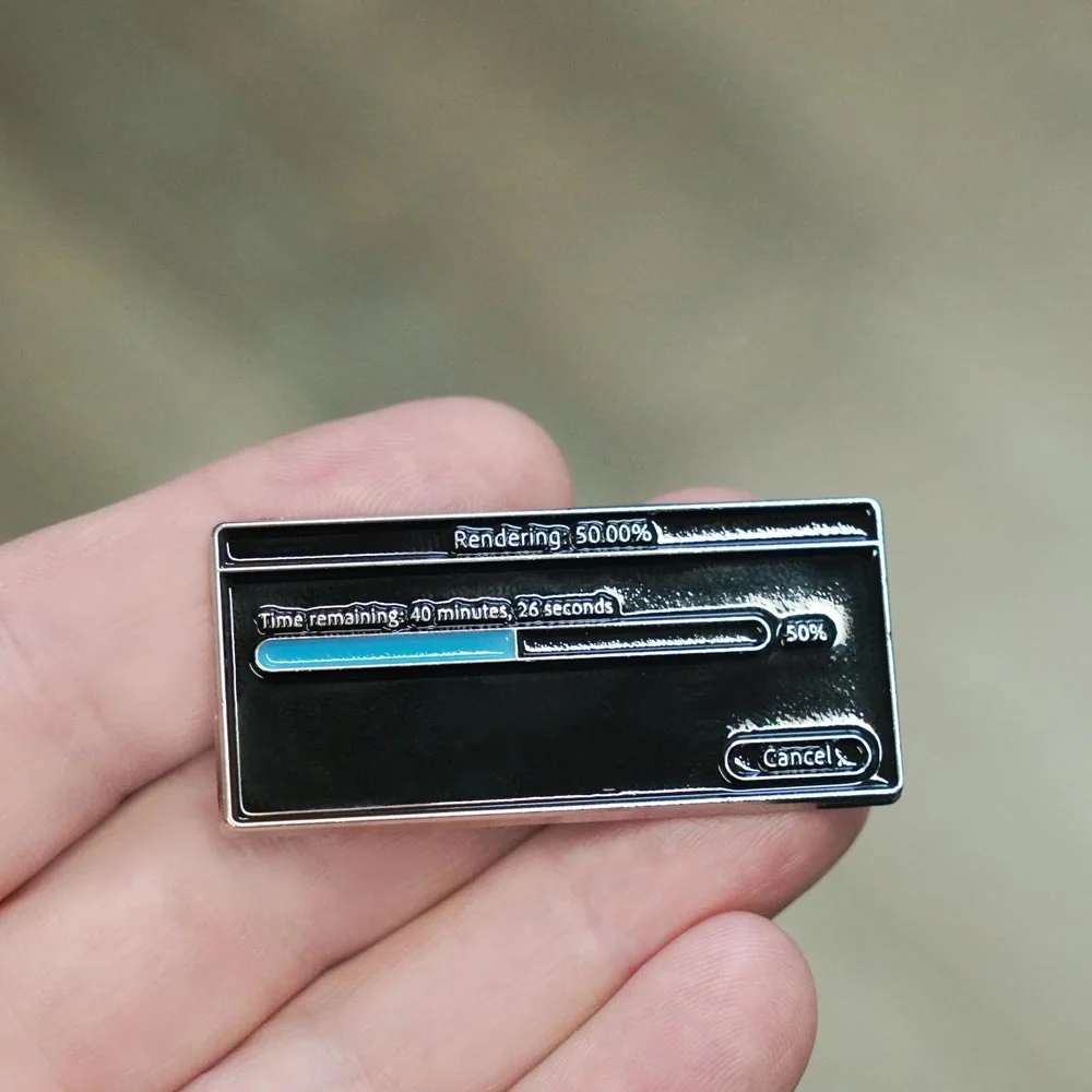 RENDER BAR ENAMEL PIN - Image 3