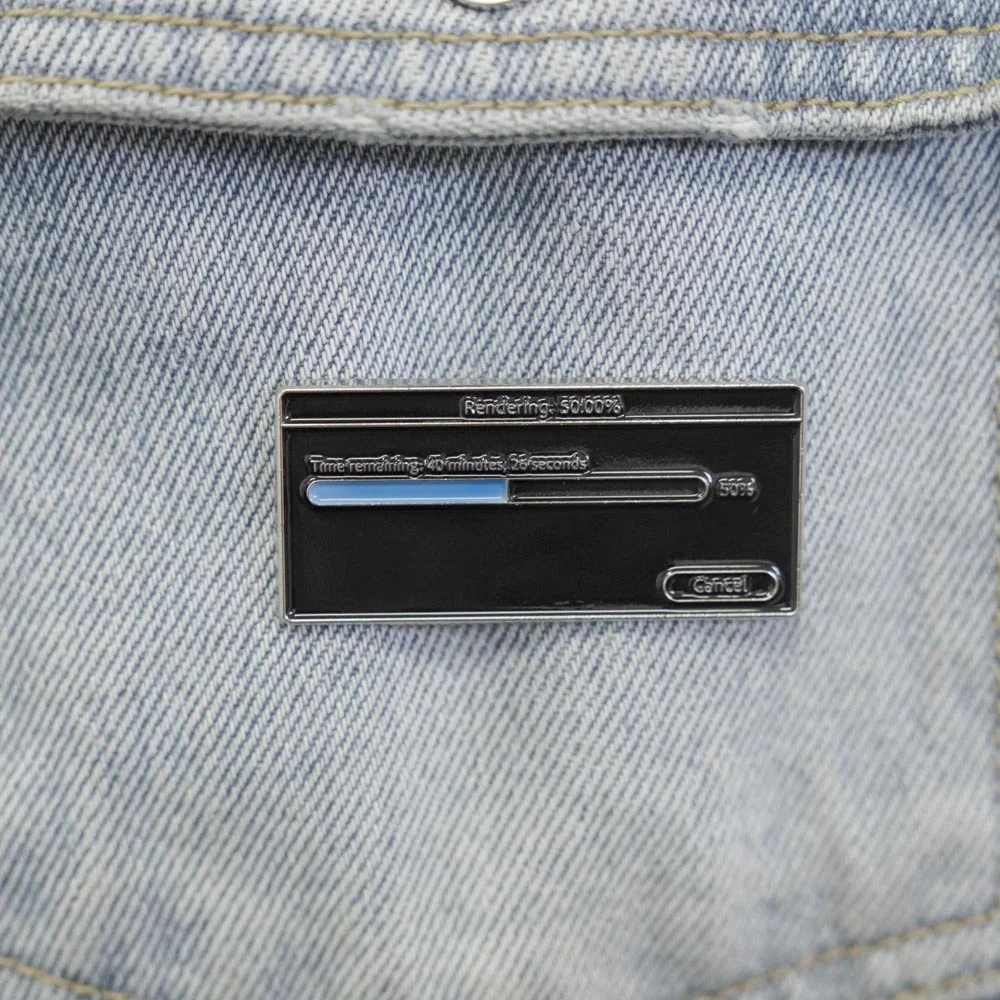 RENDER BAR ENAMEL PIN - Image 4