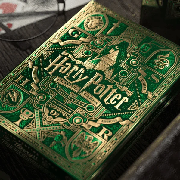 SLYTHERIN GREEN HARRY POTTERS PLAYING CARDS - Image 3