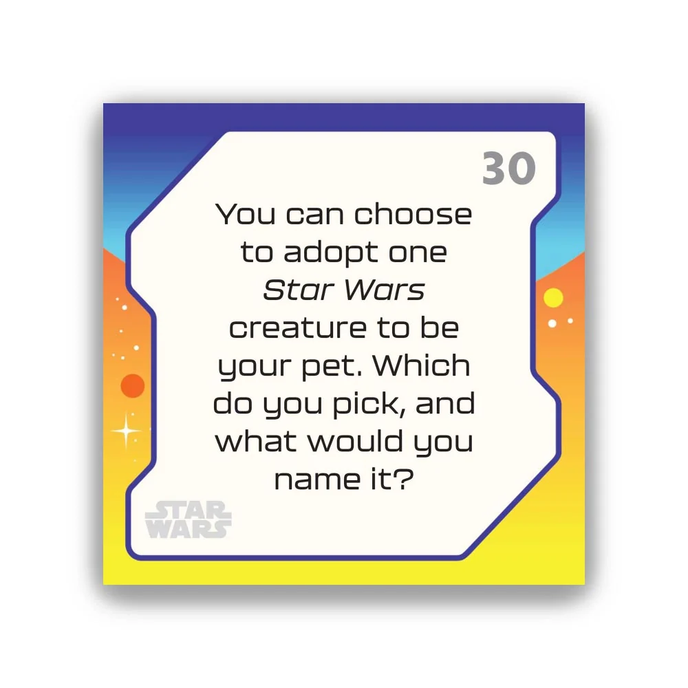 STAR WARS: CONVERSATION CARDS: 125 QUESTIONS FOR DINNER PARTIES, MOVIE MARATHONS AND MORE - Image 5