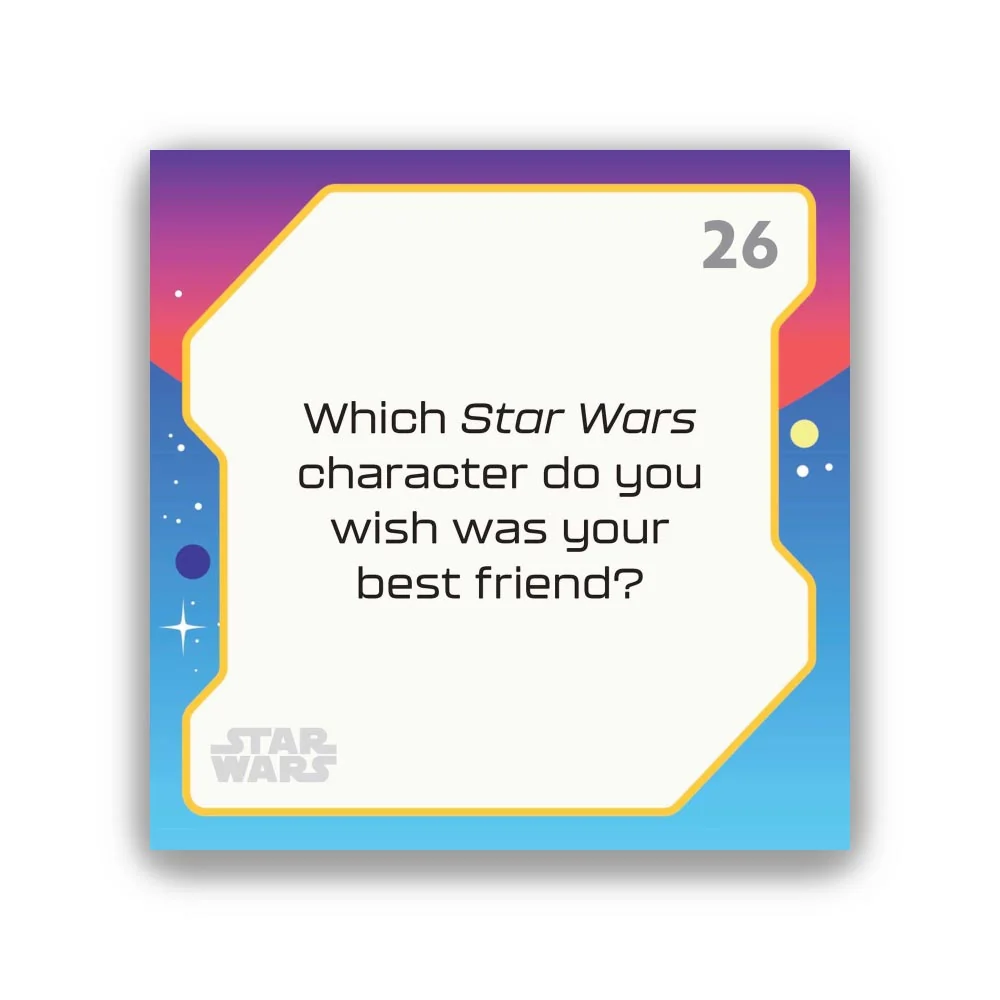 STAR WARS: CONVERSATION CARDS: 125 QUESTIONS FOR DINNER PARTIES, MOVIE MARATHONS AND MORE - Image 6