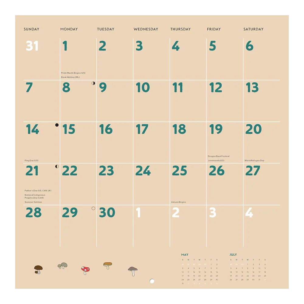 STUDIO GHIBLI MY NEIGHBOR TOTORO 2026 WALL CALENDAR - Image 5