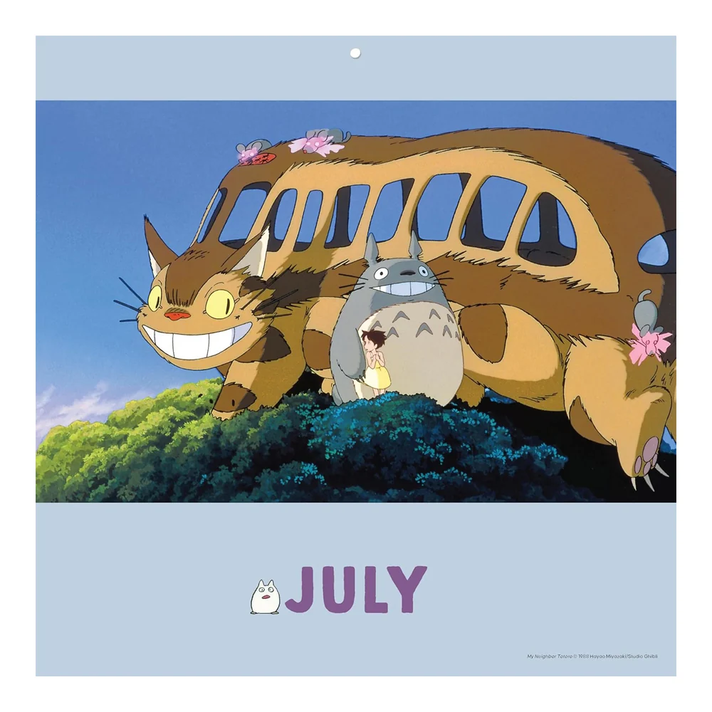 STUDIO GHIBLI MY NEIGHBOR TOTORO 2026 WALL CALENDAR - Image 7