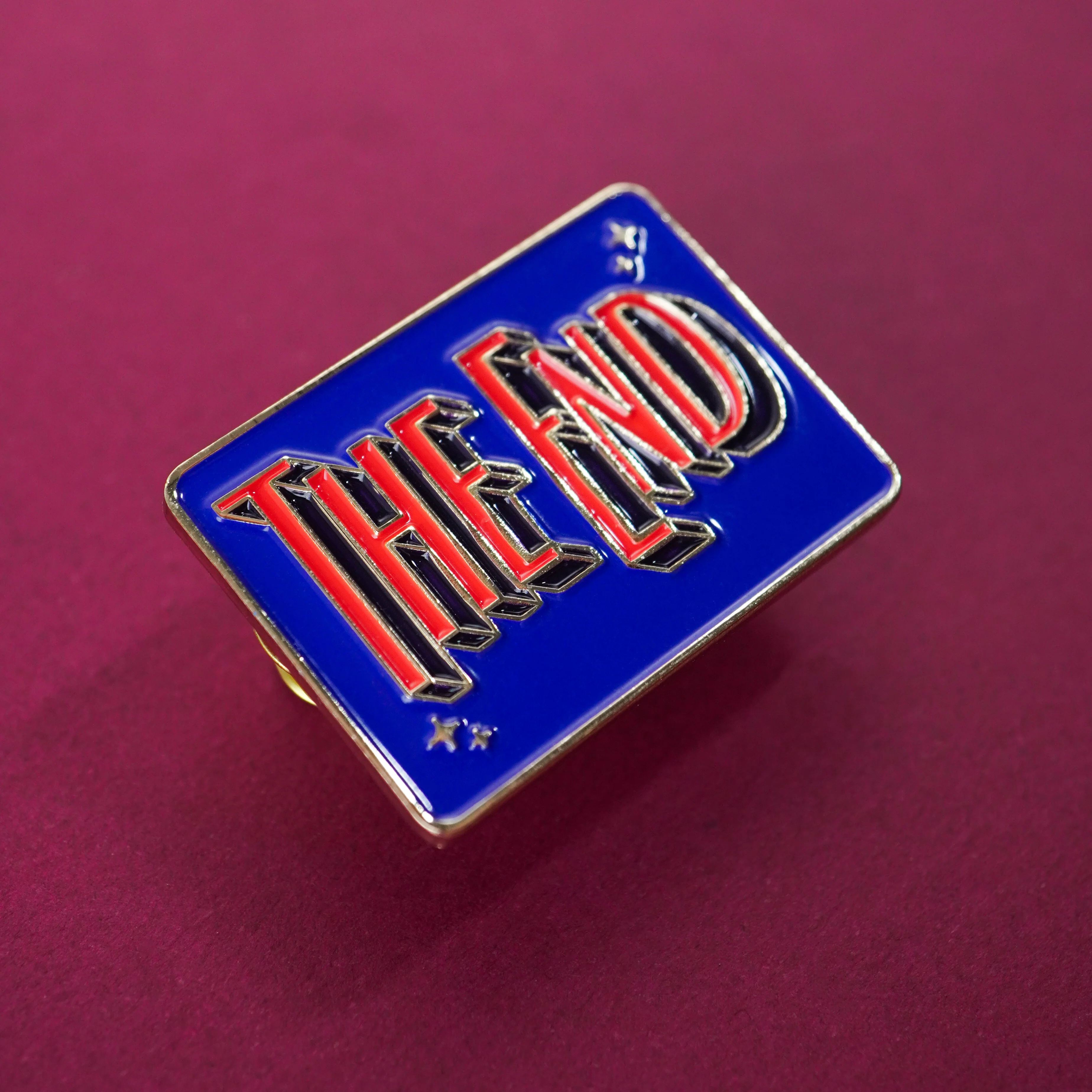THE END CREDIT ENAMEL PIN - Image 5