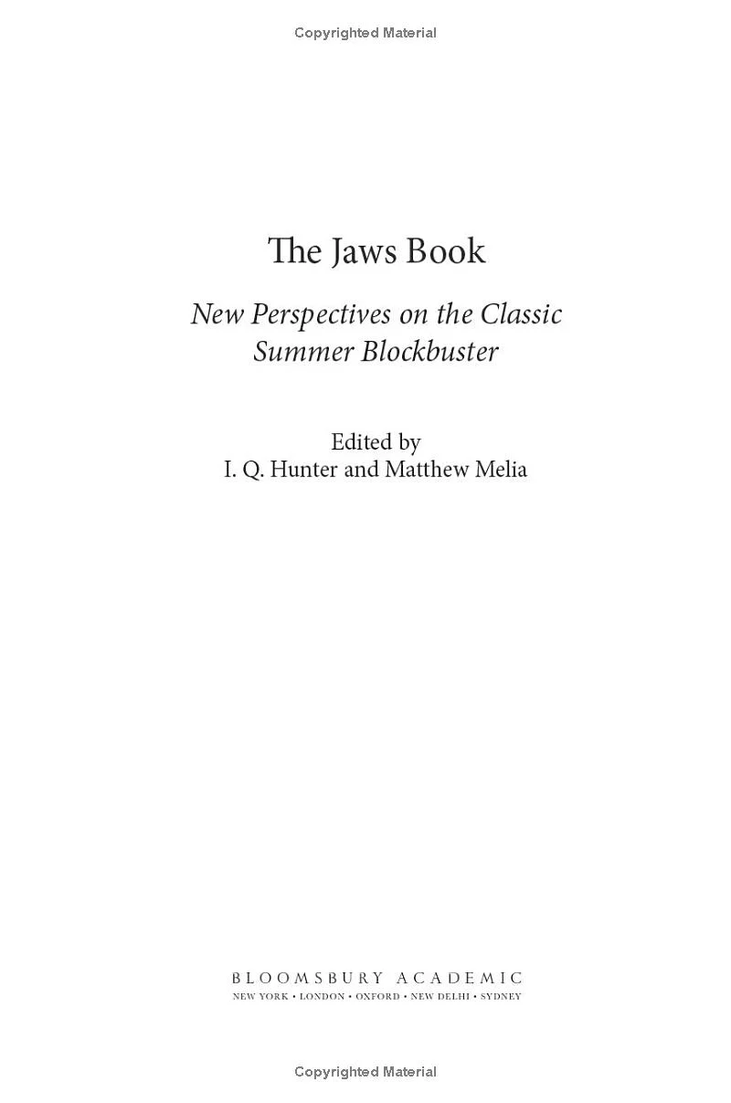 THE JAWS BOOK: NEW PERSPECTIVES ON THE CLASSIC SUMMER BLOCKBUSTER - Image 2