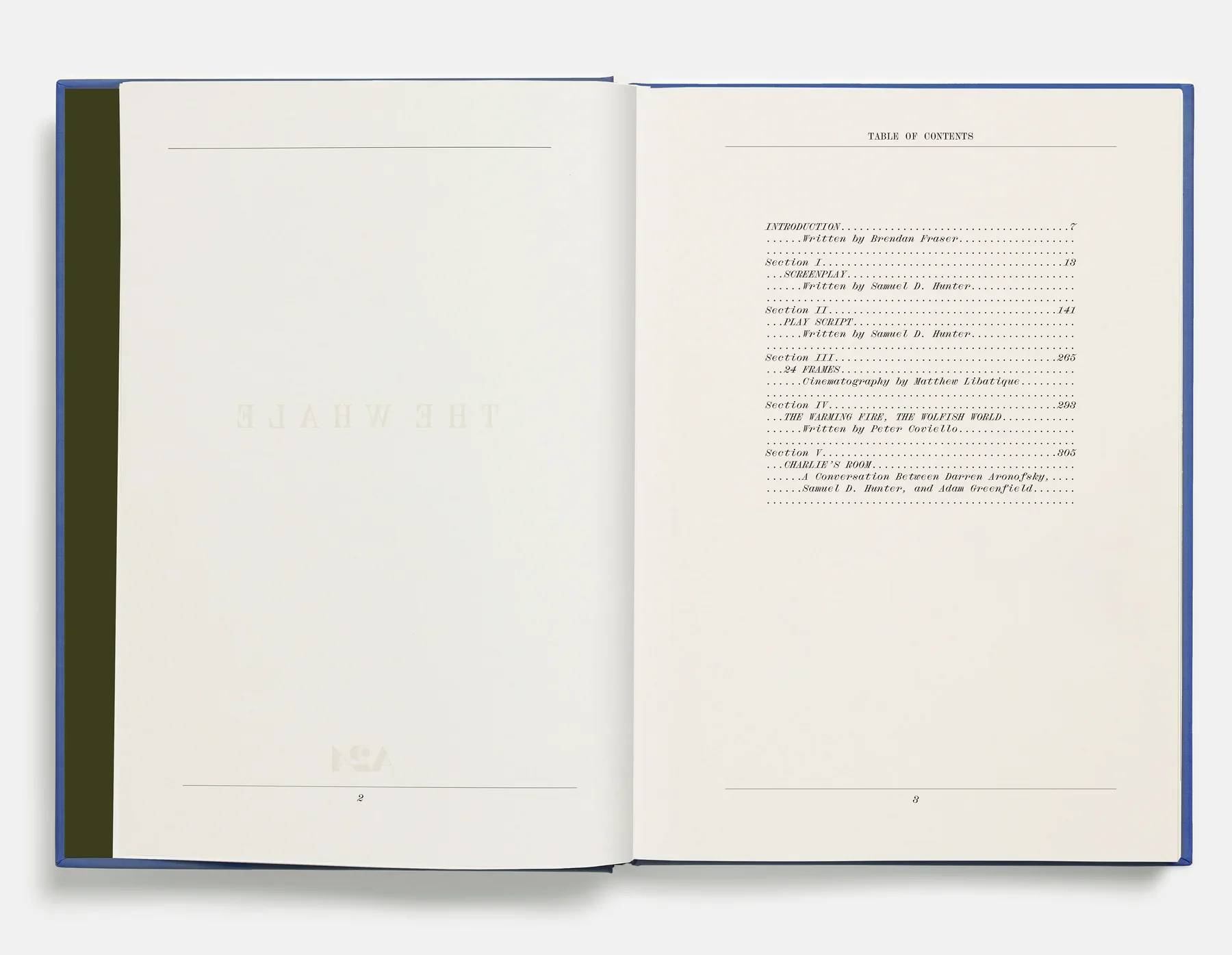 THE WHALE SCREENPLAY BOOK - Image 3