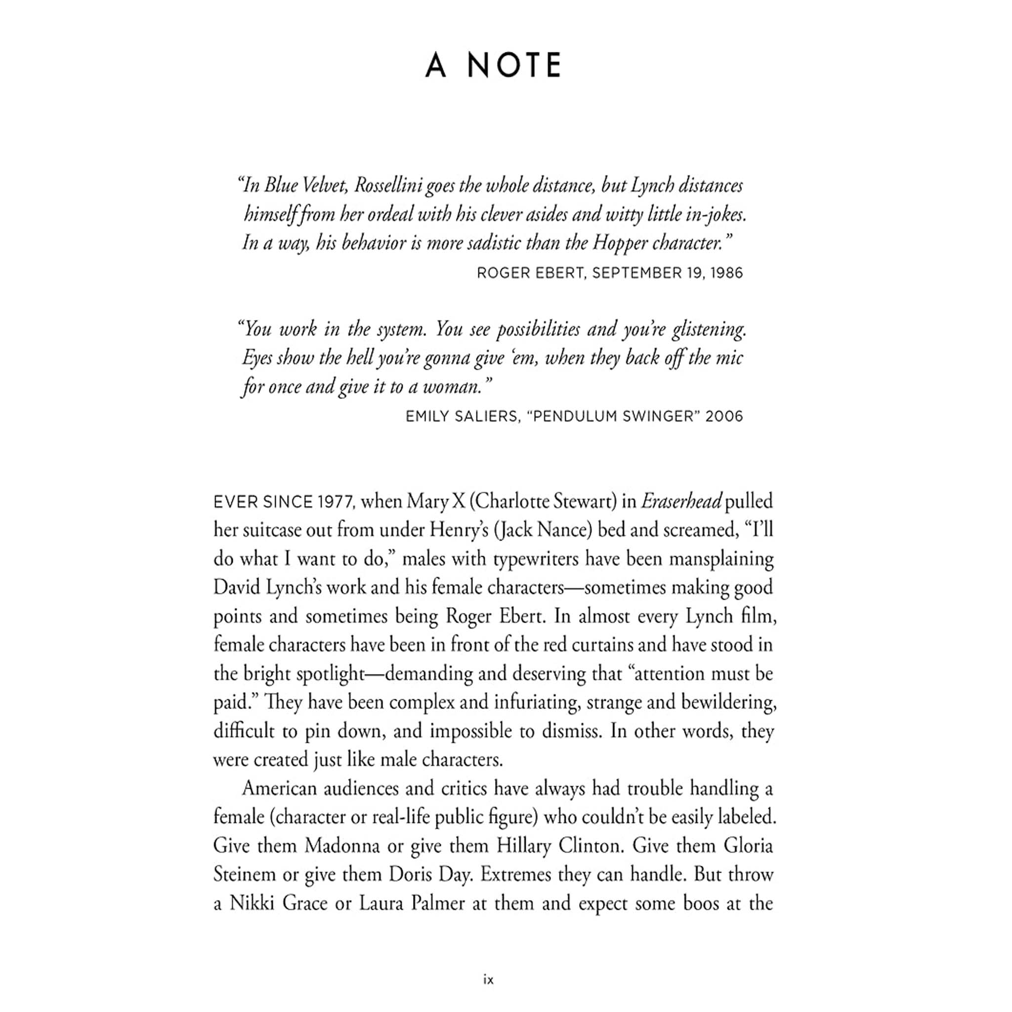 WOMEN OF DAVID LYNCH: A COLLECTION OF ESSAYS - Image 2